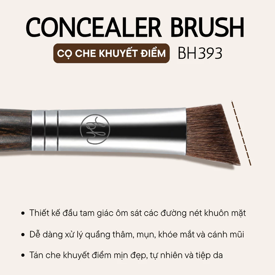 Cọ Che Khuyết Điểm BH Cosmetics Concealer Brush BH393